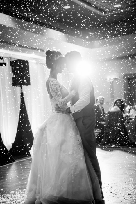 Intimate dance wedding