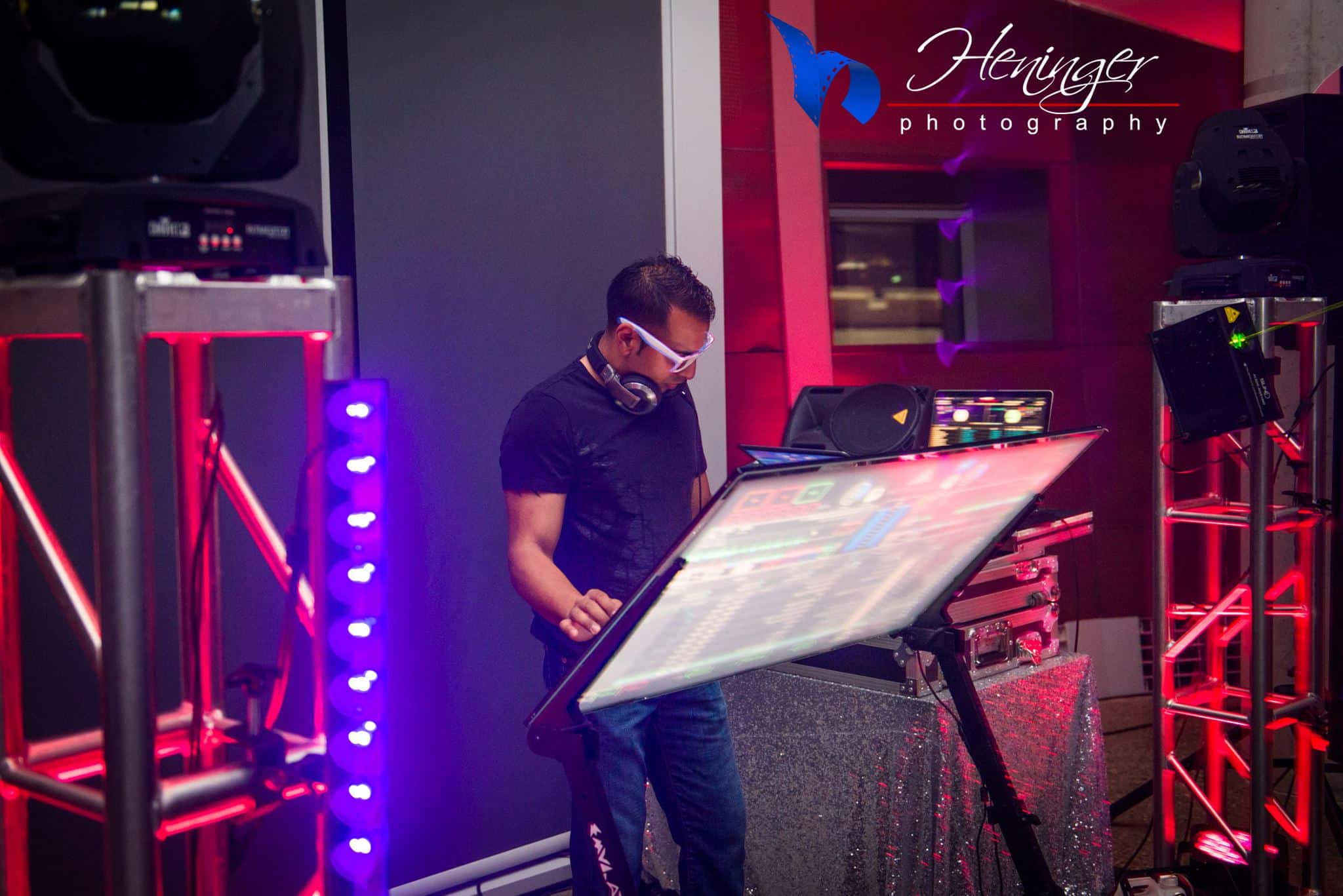 Soft Dimmed Event Lighting