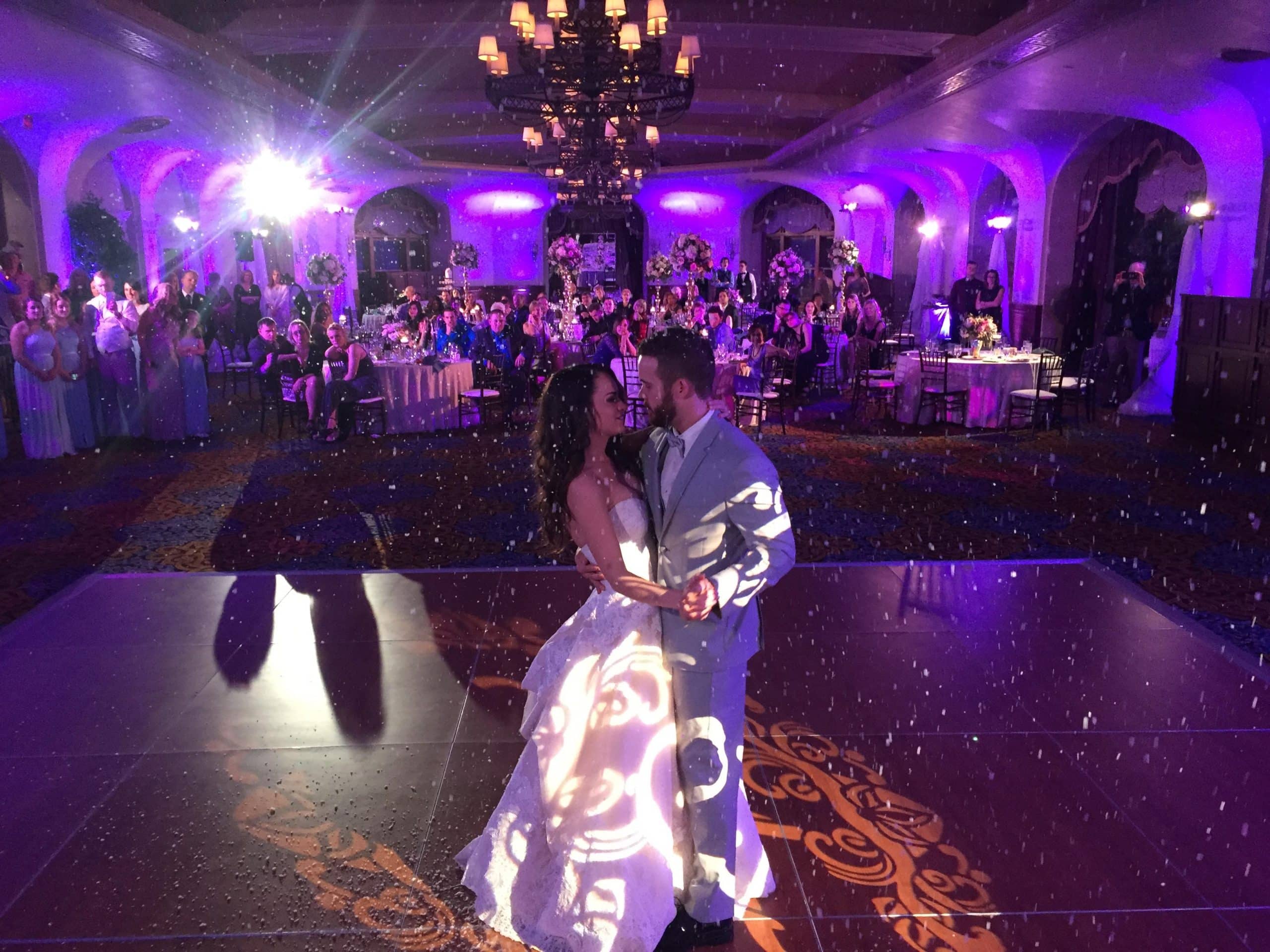 Projector Wedding Initials